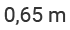 65 cm